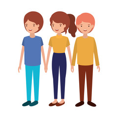 group of people avatar character