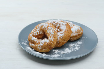 sweet donuts on a plate