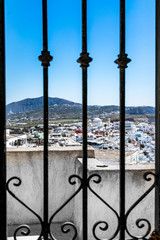 panorama of Thira (Santorini)
