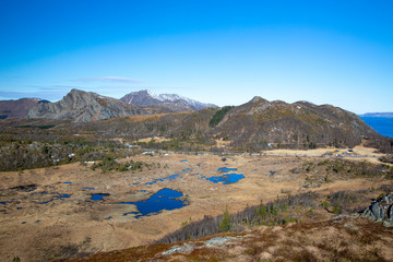 Walking in the mountains