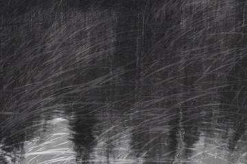 reflection of trees and sedge double exposure grey dark background