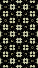 Ornate geometric pattern and abstract multicolored background