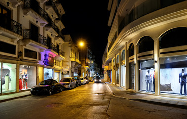 Fototapeta na wymiar Larnaka at night.