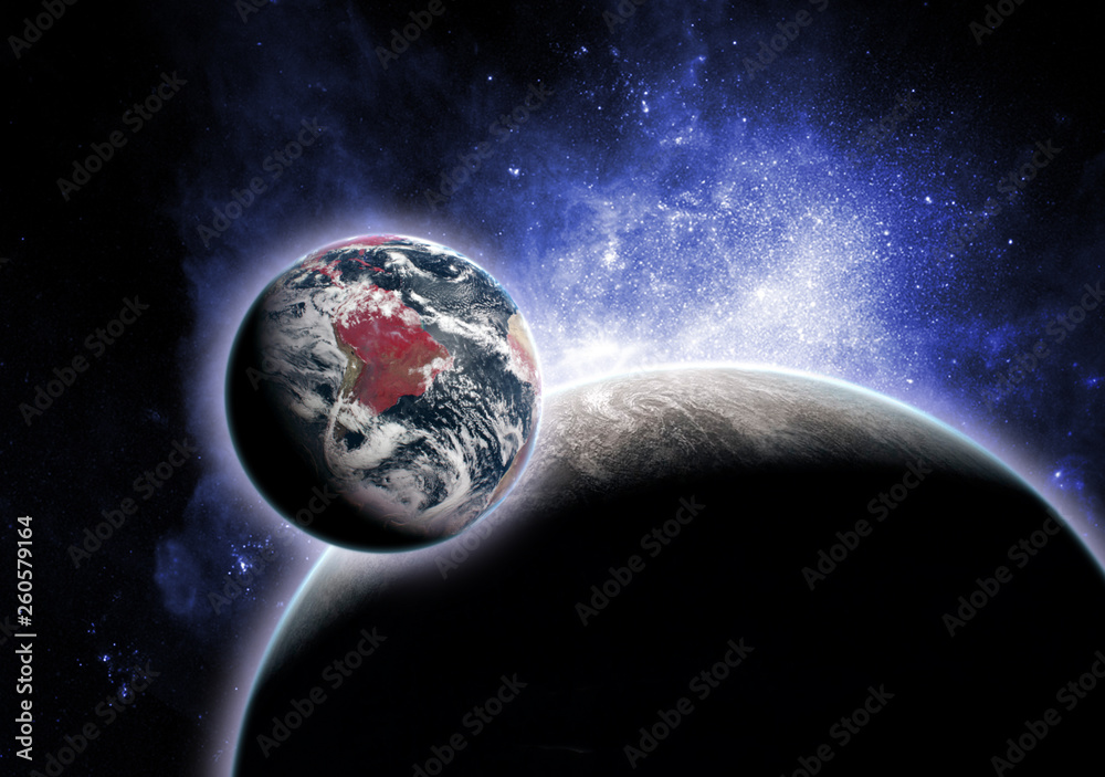 Canvas Prints several planets in outer space, , solar system elements of this image furnished by nasa b