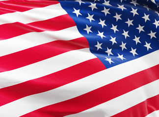 United states of america banner. Flag of USA.