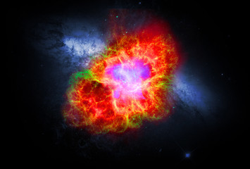 the process of birth of new star or supernova, elements of this image furnished by nasa b