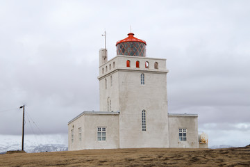 Fototapeta na wymiar Dyrholaey lighthouse South of Iceland