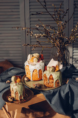 Easter cakes homemade.