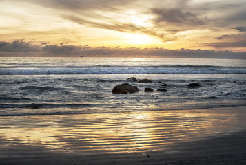 Fototapeta na wymiar Sunset in San Diego California