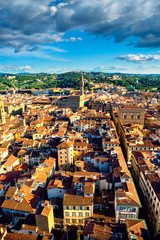 View on Florence city and the Cathedral