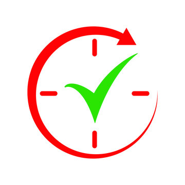 Check Mark Clock Icon