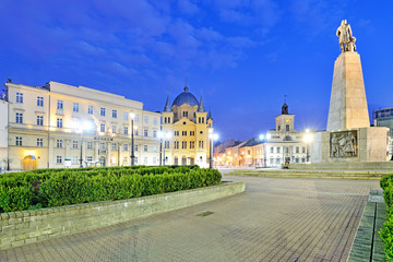 Plac Wolności- Łódź, Polska