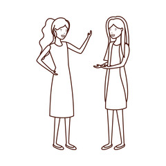 young women avatar character