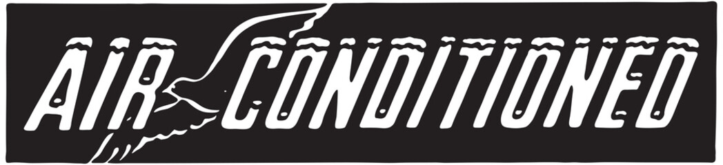 Air Conditioned 2 - Retro Ad Art Banner
