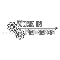 Work in progress logo