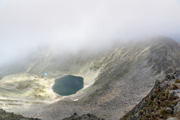Amazing Panorama from Musala peak, Rila mountain, Bulgaria