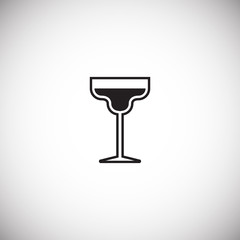 Glasses icon on background for graphic and web design. Simple vector sign. Internet concept symbol for website button or mobile app.