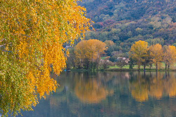 Lakes of Revine in Italy