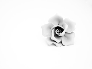 Rose aus gibs