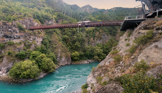 Bungee Jumping At Kawarau Bridge