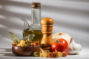 ingredients for cooking pasta