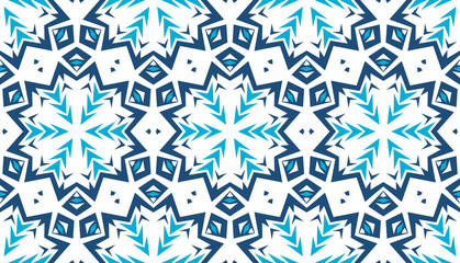 Abstract seamless mosaic with kaleidoscopes. Psychedelic seamless patterns.