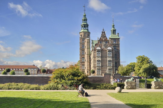 Rosenborg Castle in Copenhagen, Denmark