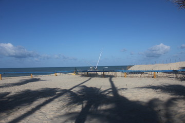 Beach of Jeriquaquara, interior of the state of Ceara Brazil