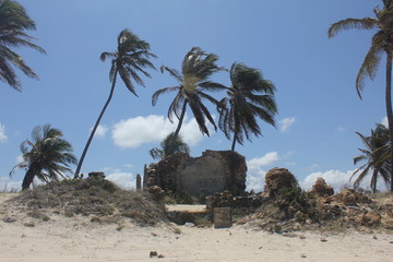 Beach of Jeriquaquara, interior of the state of Ceara Brazil