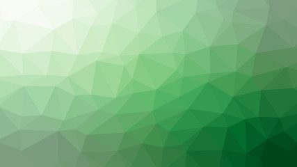 Fototapeta premium Green Abstract horizontal geometric low poly backgound modern design, vector illustration business template