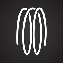 Jewelry icon on background for graphic and web design. Simple vector sign. Internet concept symbol for website button or mobile app.