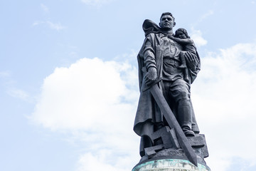 Soviet War Memorial (Treptower Park). The soldier-liberator monument. Berlin. Germany