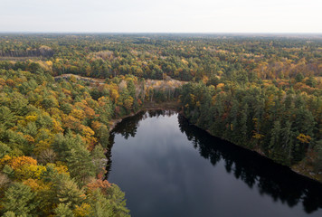 Aerial views of national park
