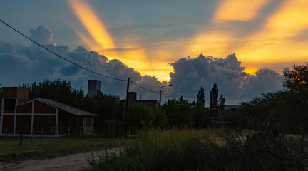 atardecer