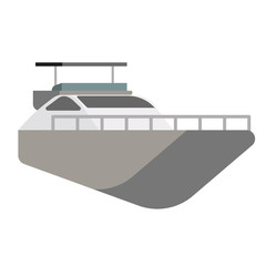 Ship flat illustration