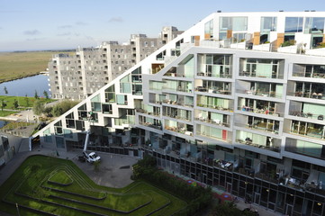Apartment building in Copenhagen, Denmark
