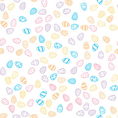 Happy Easter holiday seamless background