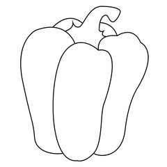 Pepper flat illustration