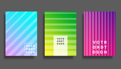 Colorful gradient cover for flyer, poster, brochure, typography or other printing products