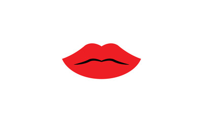 Lips symbol mouth kiss love sign beauty 