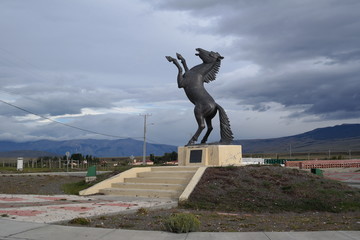 Fototapeta na wymiar horse statua