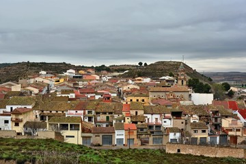 Fototapeta na wymiar Peñalba, typical village, Aragon, Spain