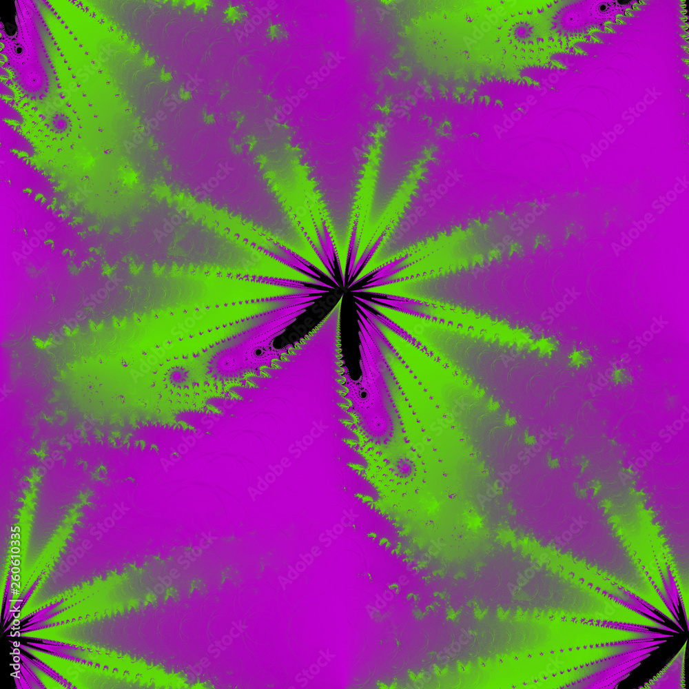 Poster seamless abstract pattern fractal star background. computer generated fractal. modern futuristic pat