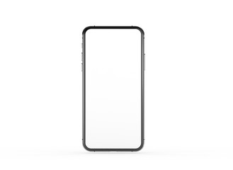  New realistic mobile phone smartphone mockup with blank screen.