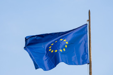 european union flag,european union,flag,europe,unity,cloud - sky,wind,symbol,belgium,brussels-capital region,sky,backgrounds,blue,business travel,community,curve,horizontal,photography,politics,politi