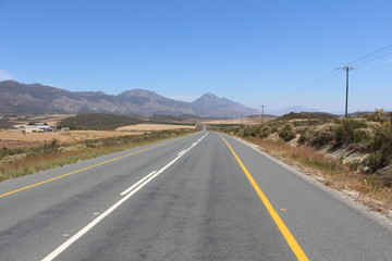 Fototapeta na wymiar Endless Road Swartberg Nationalpark