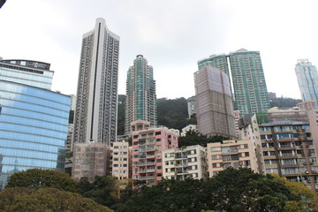 Fototapeta premium Skyscrapers HongKong