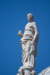Decoration Elements at roof of Basilica San Marco in Venice, Italy ,march, 2019