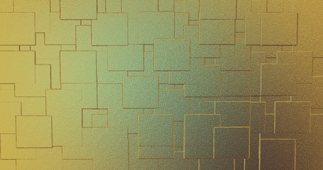 Abstract geometric rose golden backgroundfoil tiles texture seamless background 3D rendering