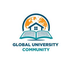 Fototapeta na wymiar world university logo designs